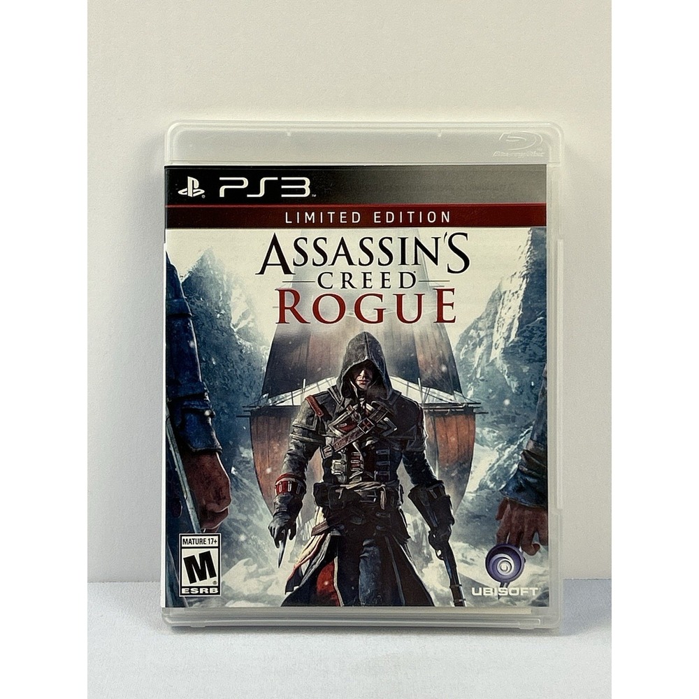 Assassin's Creed Rogue Limited Edition PS3 Game Untested Case Disc Ubisoft